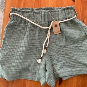 Cute, comfy, soft organic cotton shorts, handmade, NWT